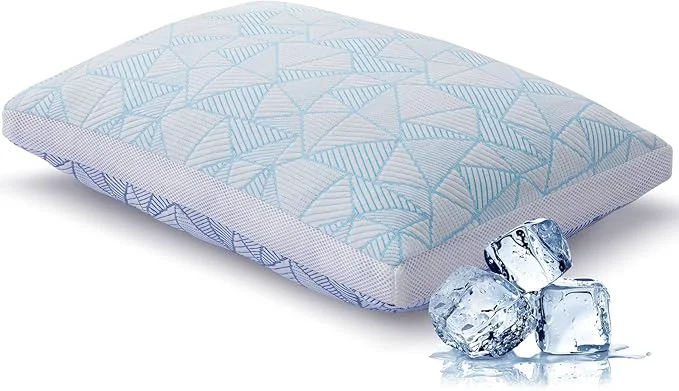 Fast Cotelovo Shredded Memory Foam Cooling Soft Bamboo Viscose Pillow Adjustable Elegant