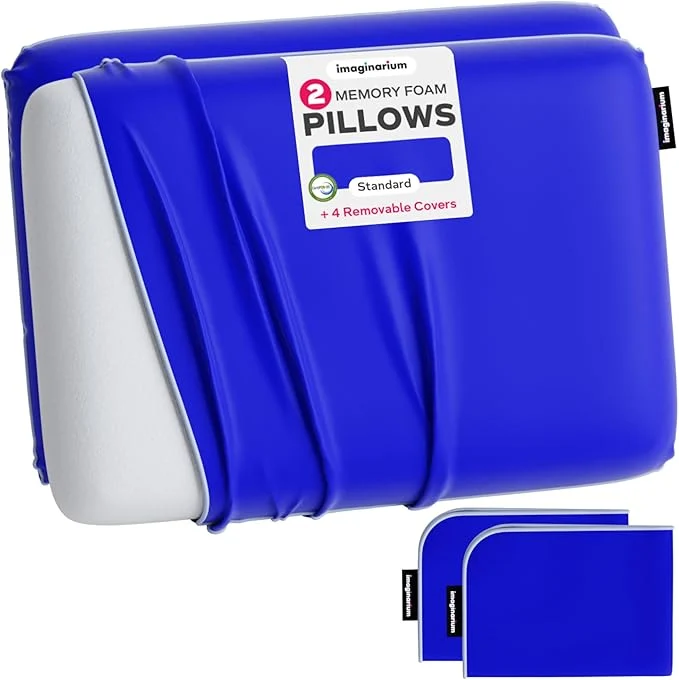 Fine Crafted Imaginarium 2 Pack Memory Foam Pillows Organic