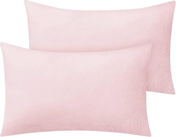 Fast BEDELITE Flannel King Size Pillow Cases Set of 2 Super Soft Fleece Pillowcases Dependable