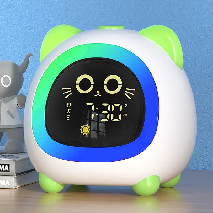 Premium Material ANALOI Alarm Clock for Kids Ok to Wake Clock for Kids Stylish