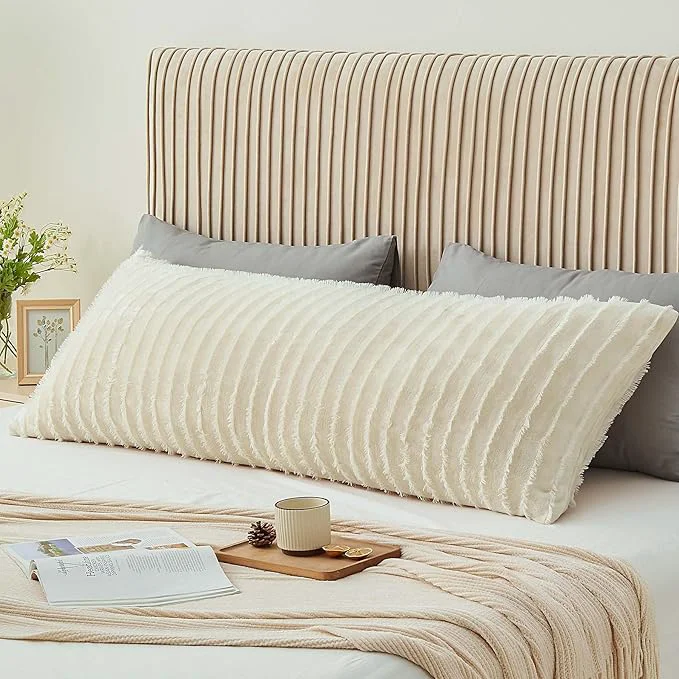 Natural BEDELITE Body Pillow Cover Modern