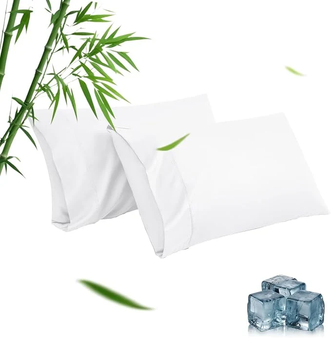 Smooth Standard Pillowcases Cooling Viscose from Bamboo Pillow Covers Practical