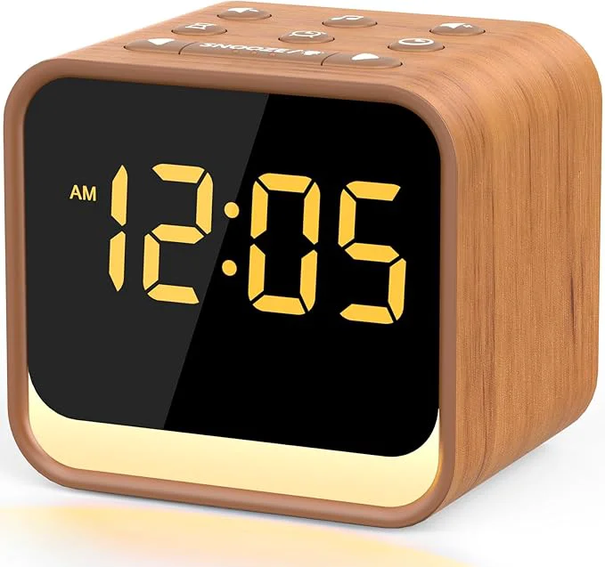 Sustainable Housbay Wooden Sound Machine Alarm Clock Authentic
