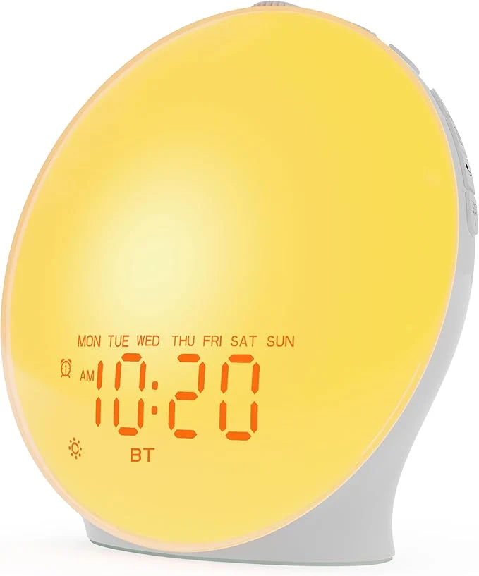 Convenient JALL Sunrise Alarm Clock White Noise Sound Machine Trendy