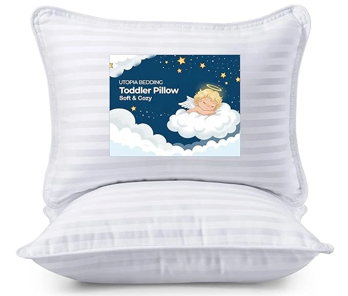Practical Utopia Bedding Toddler Pillow 14×19 Small Pillow World-Class