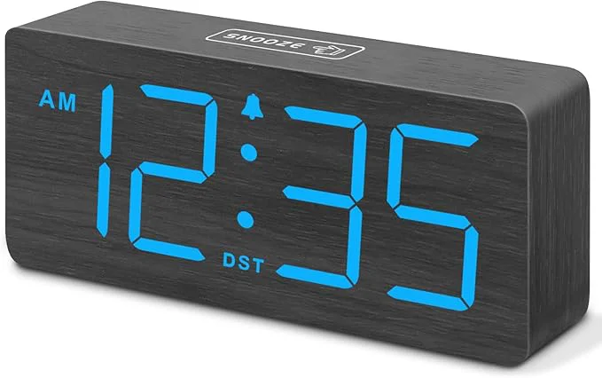 Top-Quality DreamSky Wooden Digital Alarm Clock Comfortable