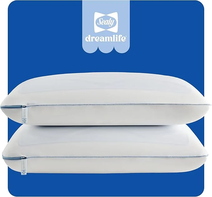 Genuine Sealy Dreamlife US Standard Size Memory Foam Cooling Pillow Exceptional