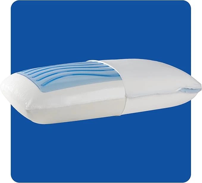 Crafted Sealy Dreamlife Standard Size Memory Foam Cooling Pillow Practical