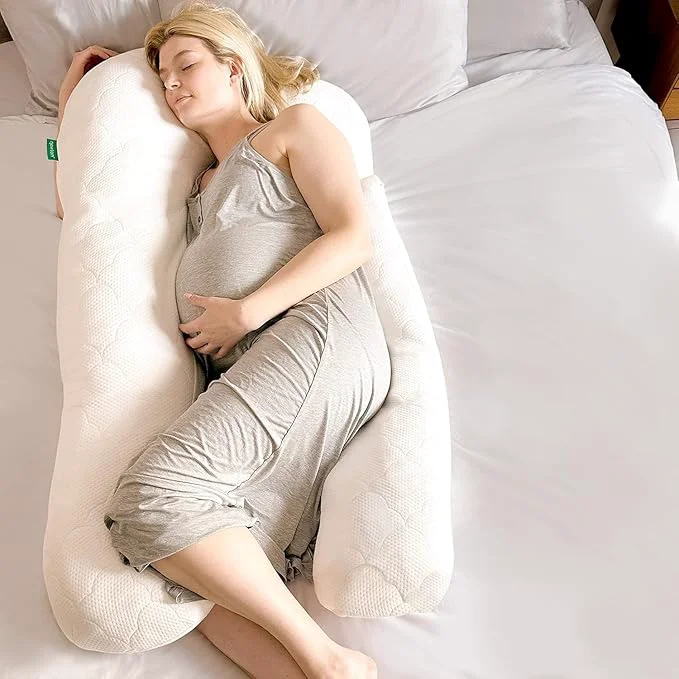 Sophisticated Newton Baby New and Improved Premium Pregnancy Maternity Pillow Verified