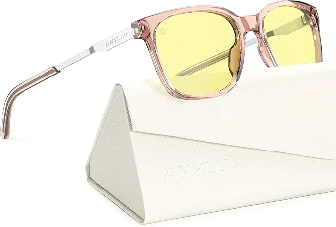 Next-Generation ANYLUV Blue Light Glasses for Men Lightweight Computer Gaming Glasses