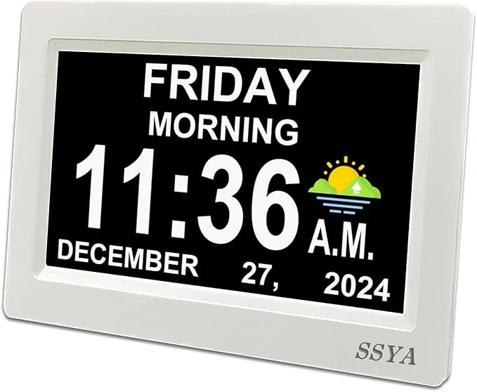Next-Generation SSYA Digital Calendar Alarm Clock User-Friendly