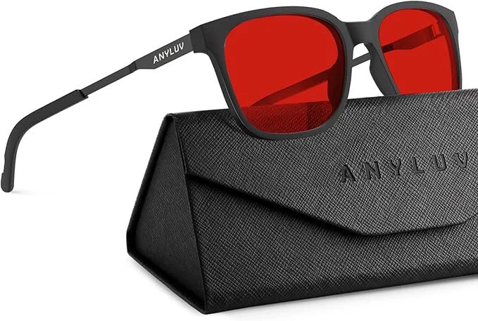Consistent ANYLUV Blue Light Glasses for Men Lightweight Computer Gaming Glasses Soft