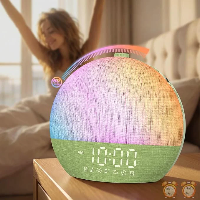 Efficient Calm Gradual Sunrise Alarm Clock 30‑Min Slow‑Rise Natural Wake Up Light Casual