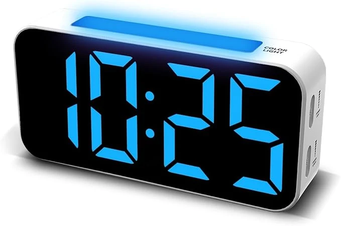 Functional Topski Loud Alarm Clocks for Bedrooms Heavy Sleepers Digital Clock Expertly Made