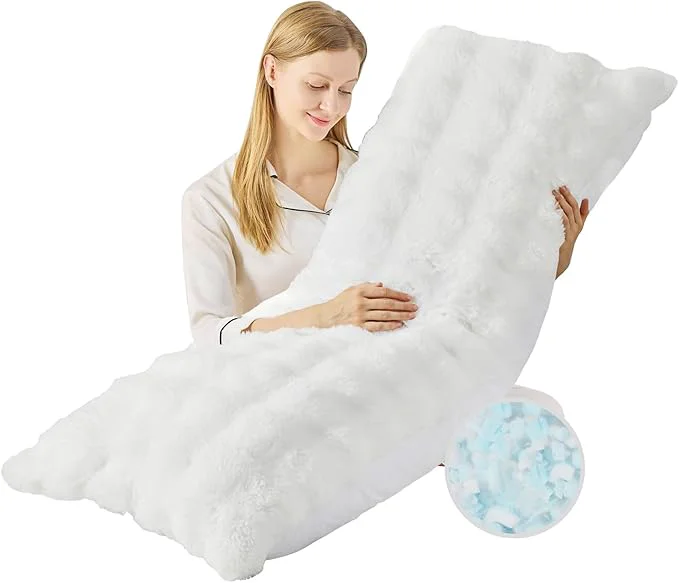 Breathable YZ HOME Faux Fur Fluffy Body Pillow Eco-Friendly