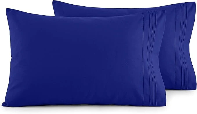 Original Design Elegant Comfort Luxury Ultra-Soft 2-Piece Pillowcase Set Solid