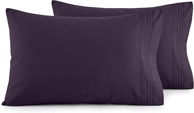 Smooth Elegant Comfort Luxury Ultra-Soft 2-Piece Pillowcase Set Genuine