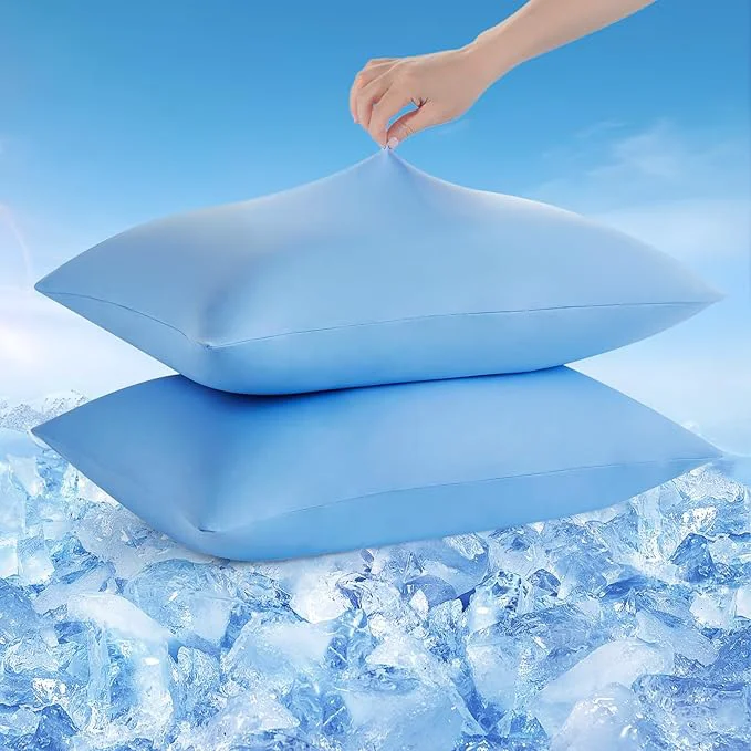 Soft Avolare Cooling Pillow Cases King Size Set of 2 Arc-Chill 3.0 Cooling Crafted