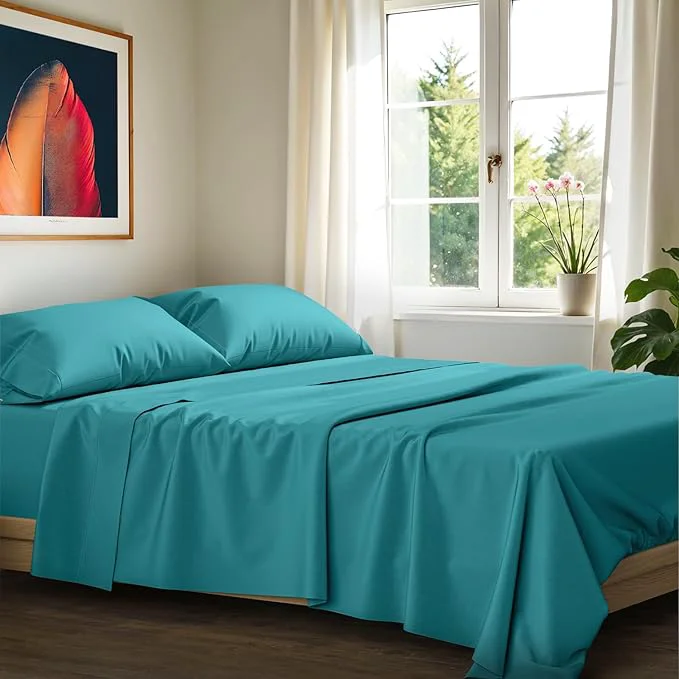 Fashionable Egyptian Cotton Queen Size Sheets Set Fine