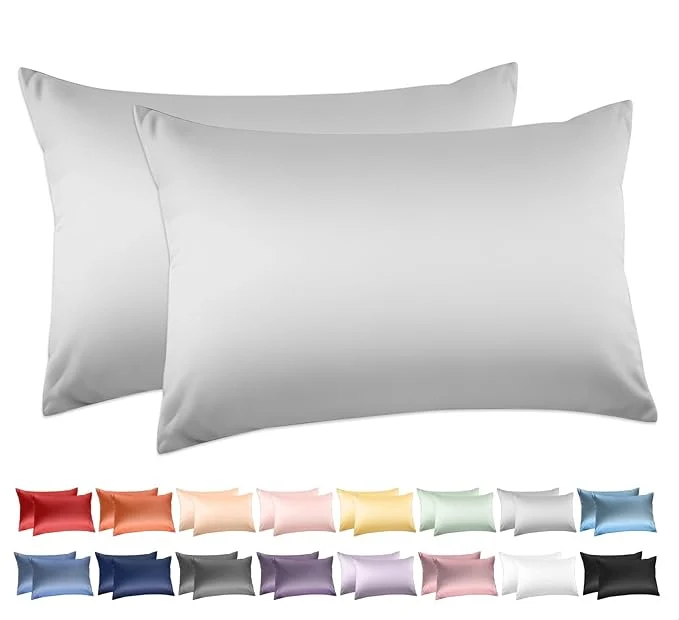 Optimized Cotton King Pillowcases Set of 2 Deep Dream 600 Thread Count Pillow Cases Expertly Made
