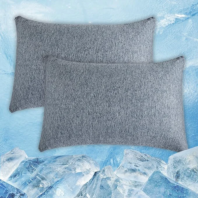 Professional CHOSHOME Cooling Pillow Cases Zipper Pillow Covers Q-Max 0.45 Zippered Environmentally Friendly