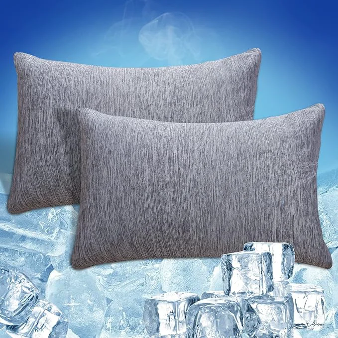 Safe CHOSHOME Cooling Pillow Cases Zipper Pillow Covers Q-Max 0.45 Zippered Crafted