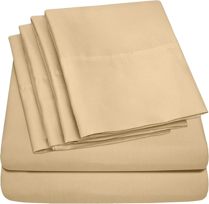 Premium Sweet Home Collection 6 Piece 1500 Supreme Collection Brushed Microfiber Deep Exclusive