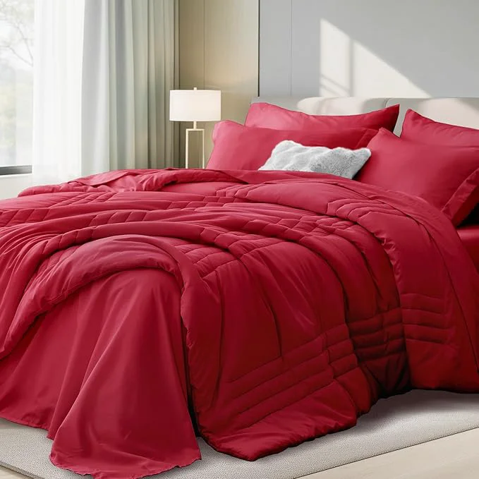 Official King Comforter Set Red Expertly Made