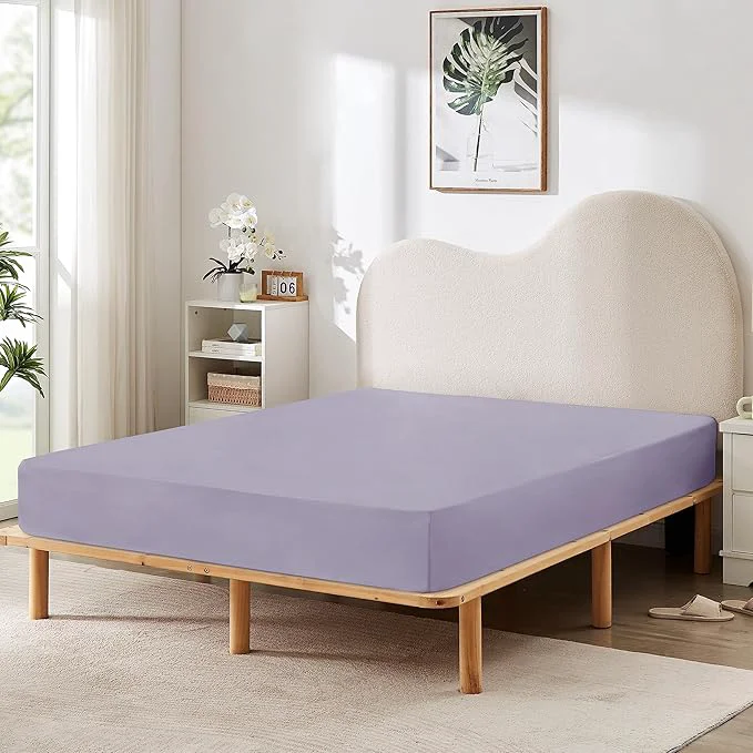 Elite HBHLFZ Twin XL Fitted Sheet Only Soft Breathable Bottom Sheet Long-Lasting