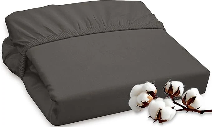 Powerful ROYALE LINENS 300 Thread Count Long Staple Combed Cotton Fitted Sheet Exclusive