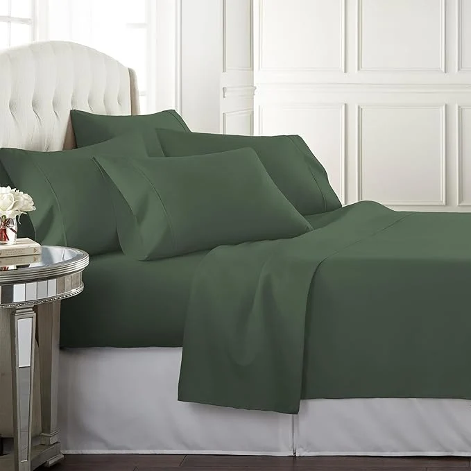 Eco-Friendly Danjor Linens Bed Sheet Set Cal King Detailed