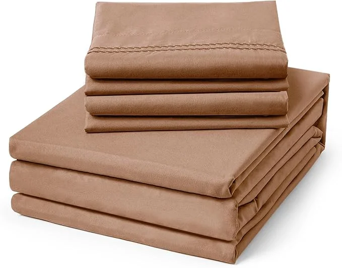 Easy-to-Use ClevaHome Queen Size Sheets High-Grade