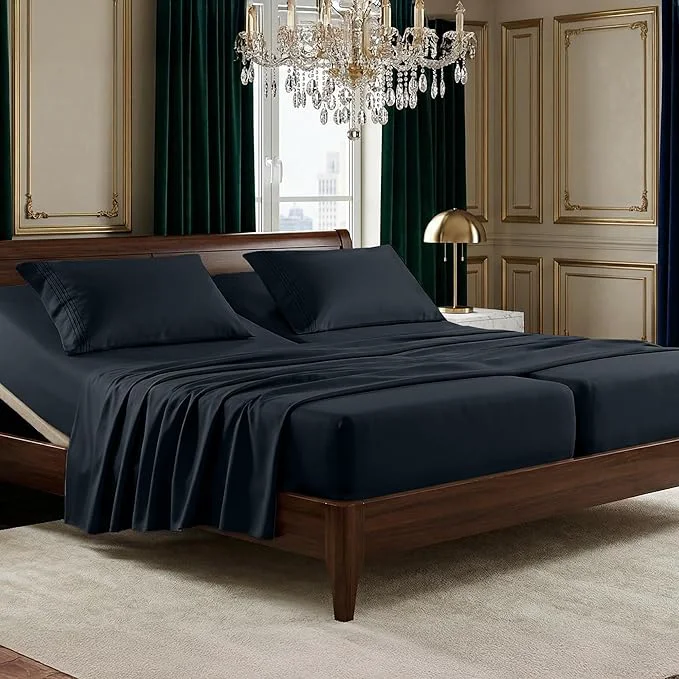 Solid Elegant Comfort Luxurious 1500 Premium Hotel Quality Microfiber Three Line Sustainable