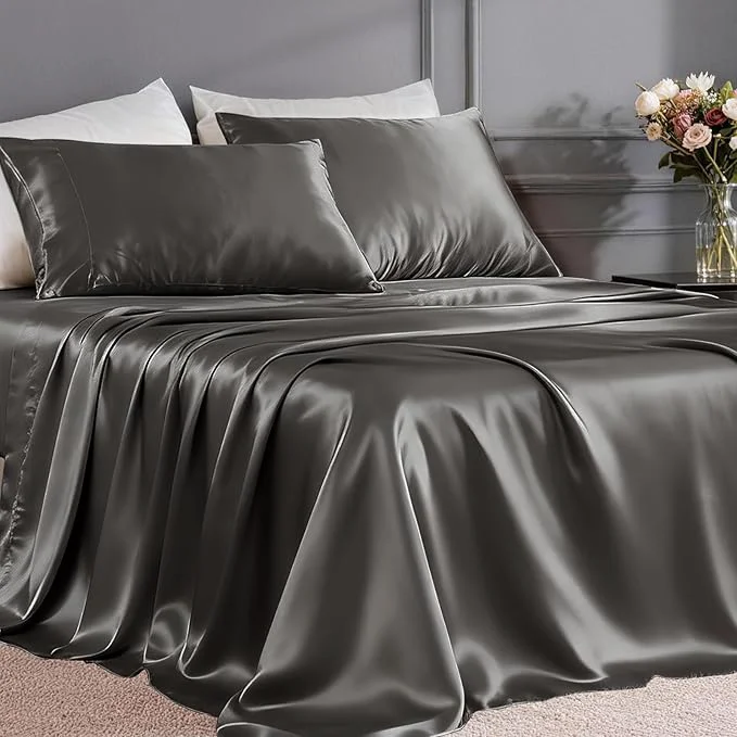 Certified FreshCulture Satin Sheets California King Official