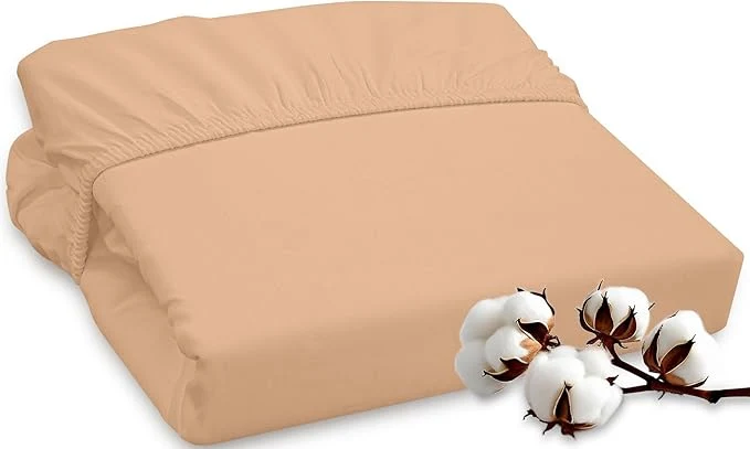 Smart ROYALE LINENS 300 Thread Count Long Staple Combed Cotton Fitted Sheet Twin Authentic