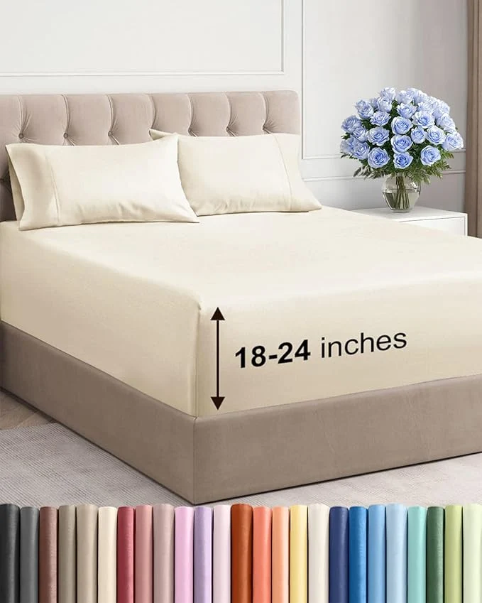 Fast Extra Deep Cal King Sheet Set Genuine
