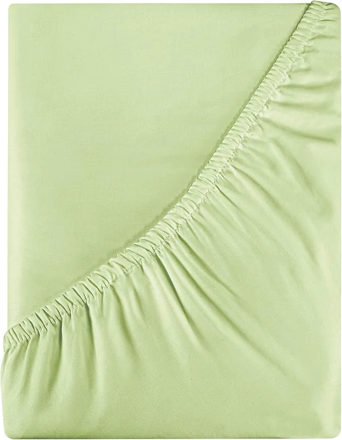 Traditional Royale Linens 400 Thread Count American Grown Cotton Fitted Sheet Queen Elegant