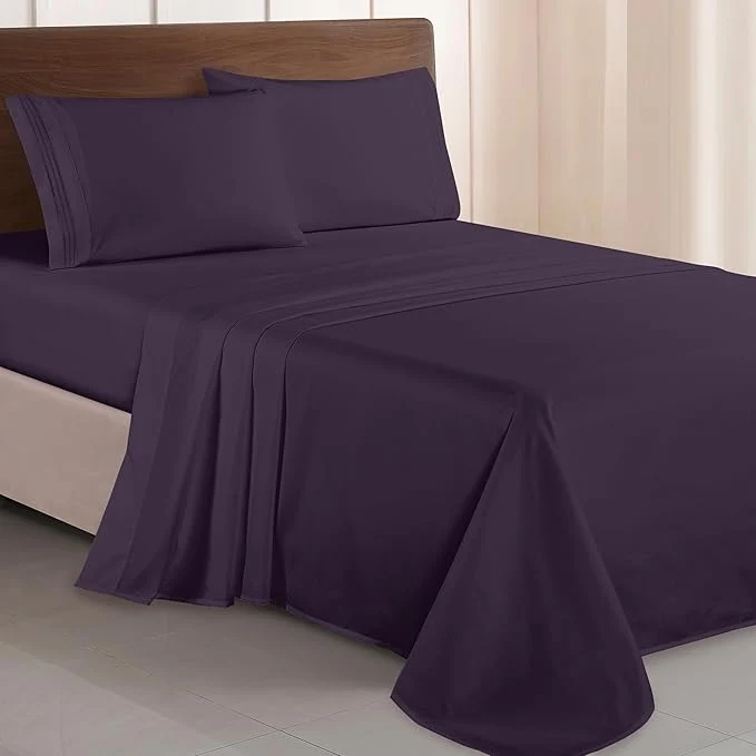 Smooth Elegant Comfort Luxurious 1500 Premium Hotel Quality Microfiber Three Line Trendy