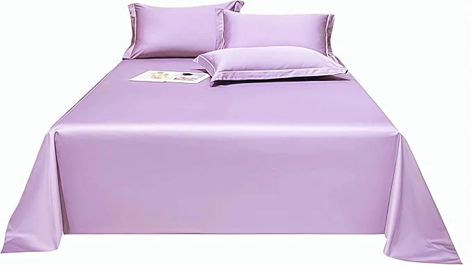 Selected Full Size Flat Sheet Only Soft 300 Thread Count Cotton Sheets Cooling Premium Material