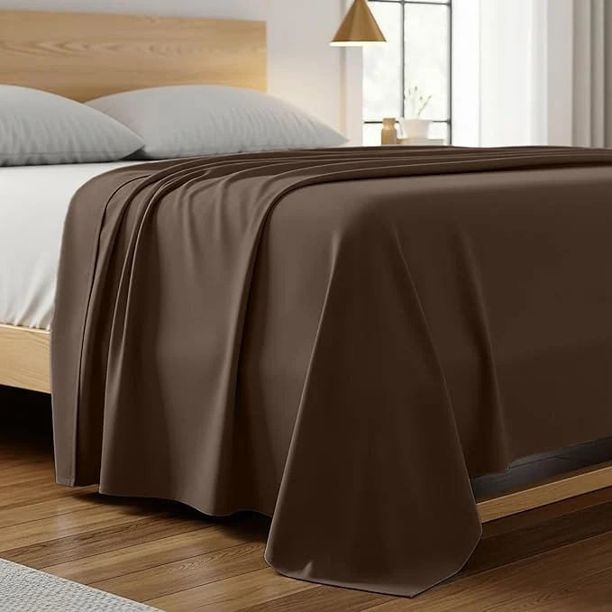 Minimalist Mellanni California King Size Flat Sheet Efficient