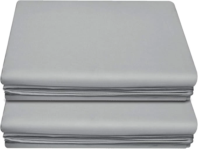 Top-Quality Lirex 2-Pack Full Size Flat Sheet Set Ultra-Soft Brushed 1800 Microfiber Luxury