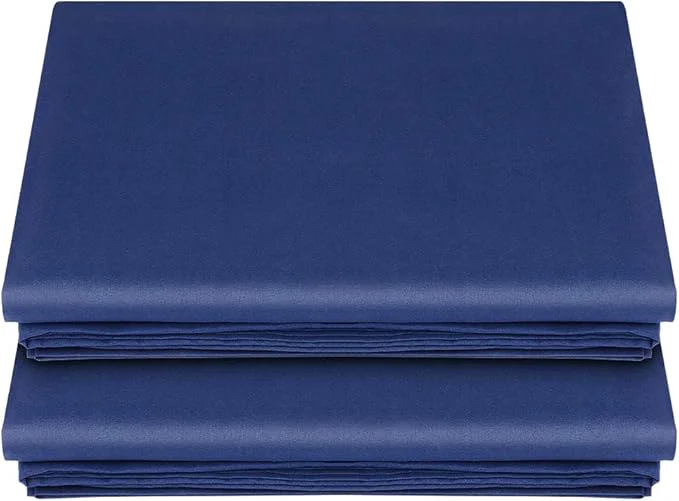 Classic Lirex 2-Pack Full Size Flat Sheet Set Ultra-Soft Brushed 1800 Microfiber Superior