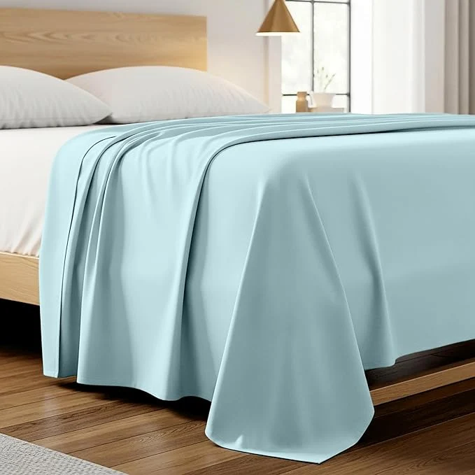 Efficient Mellanni California King Size Flat Sheet Unique