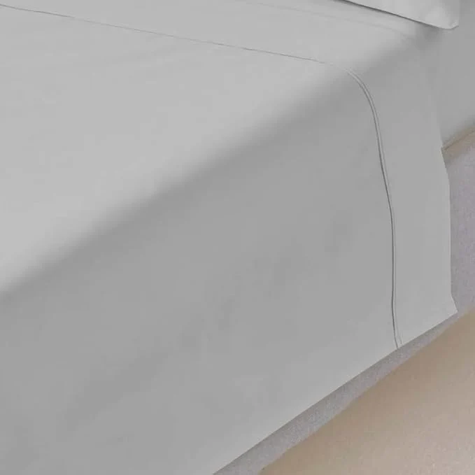 High-End Mattress-Homes King Flat Sheet Only – Cotton Top Sheet Cooling Breathable Exclusive