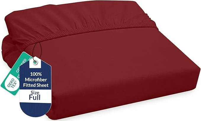 Breathable Royale Linens Fitted Sheet Full Fast