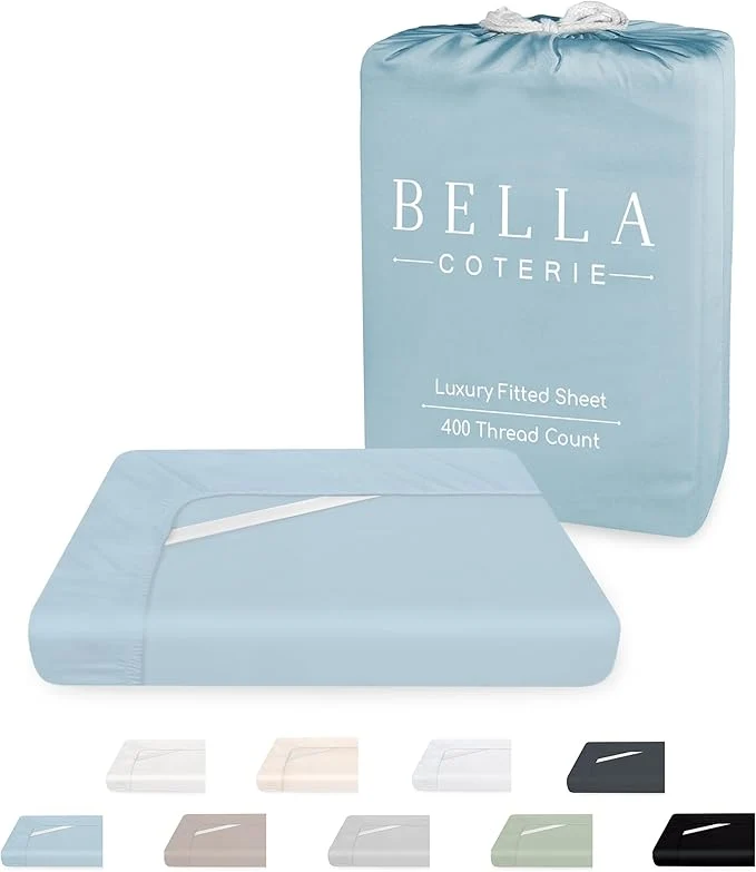 Specialty Bella Coterie King Size Fitted Sheet Only Luxury Bamboo Viscose Fast