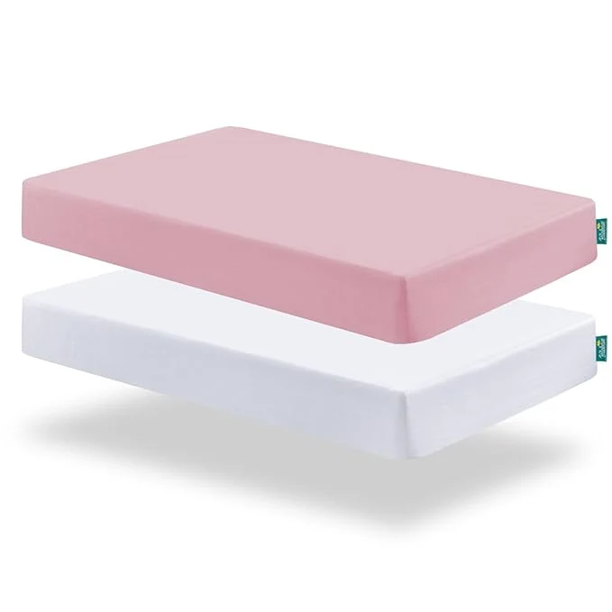 Refined Biloban Pack and Play Sheets Fitted 2 Pack Pack and Play Sheet Fits Sustainable