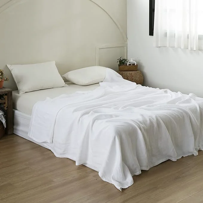 Artisan Simple Opulence French Linen Flat Sheet Long-Lasting