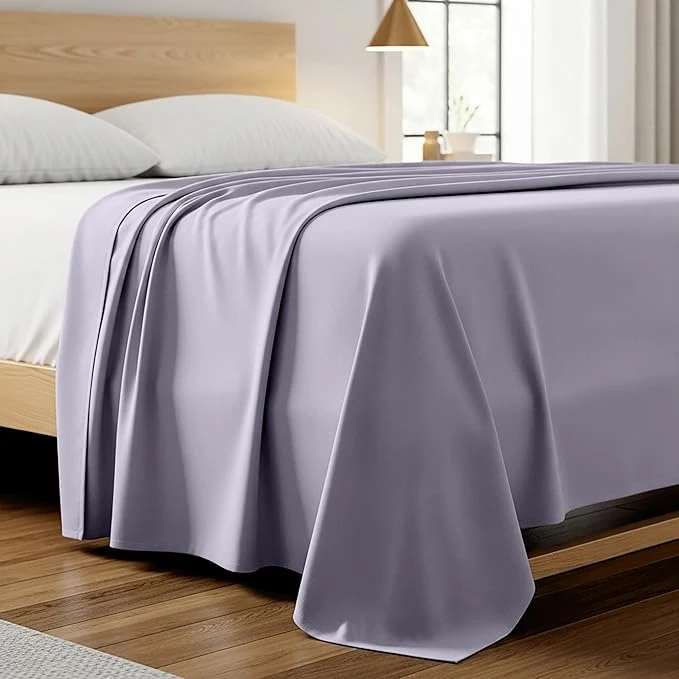 Enhanced Mellanni Full Size Flat Sheet Breathable