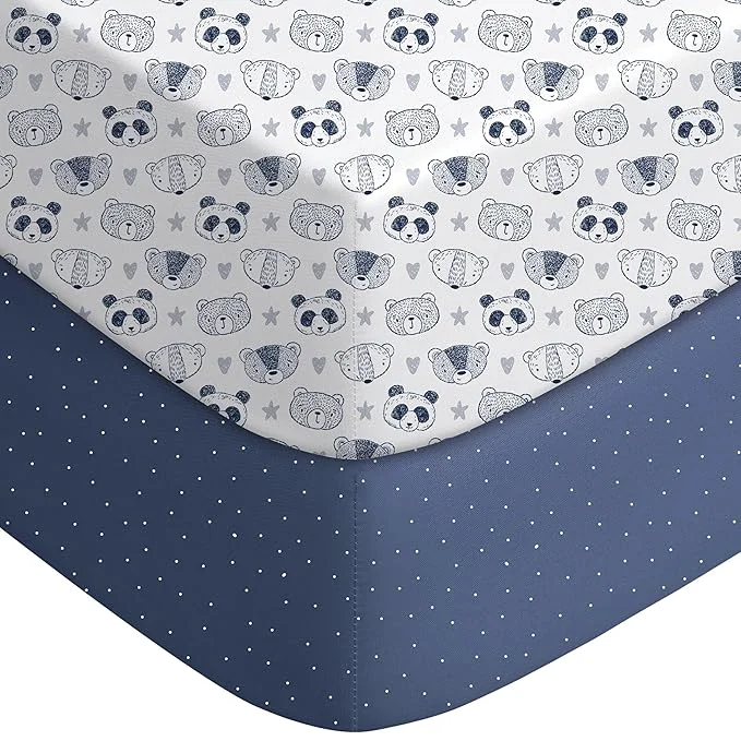 Casual Yoofoss Pack and Play Sheets Fitted Mini Crib Sheets 2-Pack Eco-Friendly